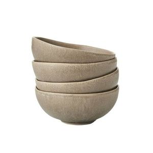 by fonQ Mixed Ceramics Kommen 4st. - Ø 11 cm - Taupe