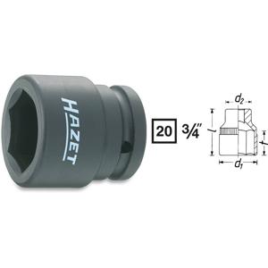 Hazet HAZET 1000S-27 Kracht-dopsleutelinzet 3/4 (20 mm)