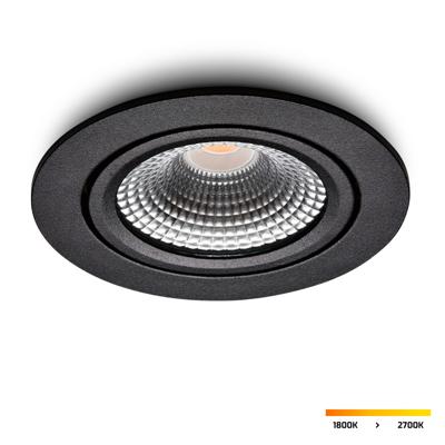 LED-inbouwspot Vivaro zwart 5W dimbaar