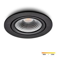 LED-inbouwspot Vivaro zwart 5W dimbaar