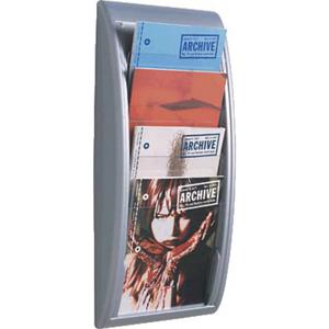 Paperflow Quick Blick 4061-35 Folderhouder Aluminium DIN A4 1 stuk(s) Aantal vakken: 4 (b x h x d) 290 x 650 x 95 mm