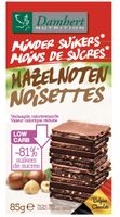 Damhert Minder Suikers Chocoladetablet Hazelnoten