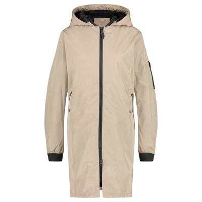 AGU Long Bomber Regenjas Urban Outdoor Dames - Cement - S - Waterdicht