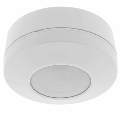 Bewegingsmelder plafond Inbouw of opbouw PIR LED 600W wit past in centraaldoos Nieuw
