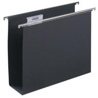 Hangmap Djois Alzicht folio frontaal U-bodem 80mm zwart | 5 stuks