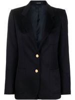 Tagliatore blazer boutonné à revers pointus - Bleu - thumbnail