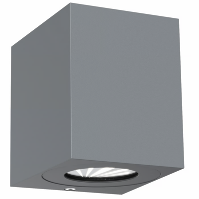 Buitenlamp vierkant Up down &apos;Canto kubi 2&apos; Nordlux 2x6W warm wit