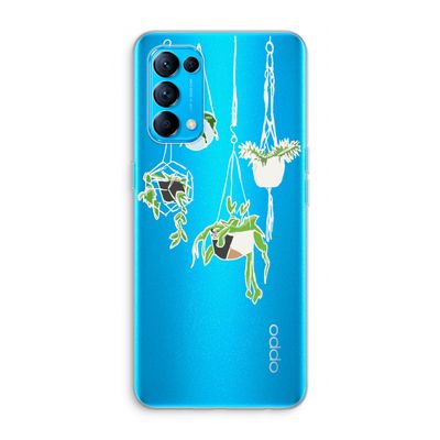 Hang In There: Oppo Find X3 Lite Transparant Hoesje
