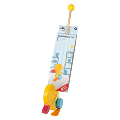 Small Foot houten duwfiguur eend tina met stok