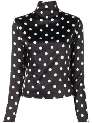 Marni Blouse met stippen - Zwart