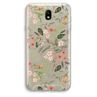 Sweet little flowers: Samsung Galaxy J7 (2017) Transparant Hoesje