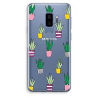 Sanseveria: Samsung Galaxy S9 Plus Transparant Hoesje