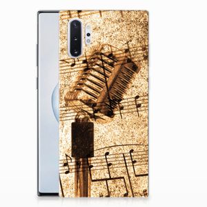 Samsung Galaxy Note 10 Plus Siliconen Hoesje met foto Bladmuziek