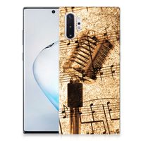 Samsung Galaxy Note 10 Plus Siliconen Hoesje met foto Bladmuziek - thumbnail