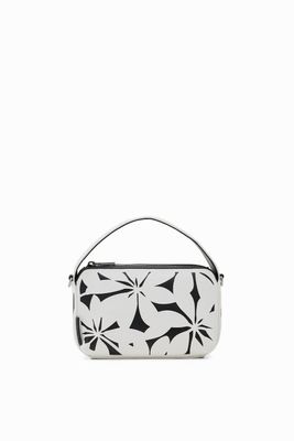 Minitasje met gestanste bloemen - WHITE - U