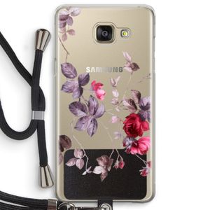 Mooie bloemen: Samsung Galaxy A5 (2016) Transparant Hoesje met koord