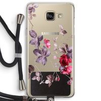 Mooie bloemen: Samsung Galaxy A5 (2016) Transparant Hoesje met koord