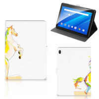 Lenovo Tab E10 Hippe Tablet Hoes Horse Color