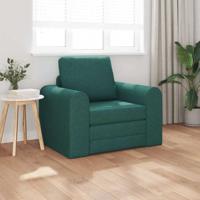 Slaapbank Donkergroen 98 x 71 x 83 cm Stof