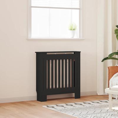 Radiatorombouw 78 cm MDF zwart