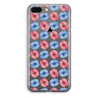 Klaproosjes: iPhone 8 Plus Transparant Hoesje