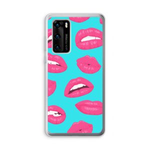Bite my lip: Huawei P40 Transparant Hoesje