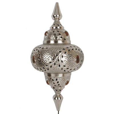 Oosterse Wandlamp Marrakech 73 cm 1 Lichts Met Goudkleurige Stenen Oosterse Wandlamp Marrakech 73 cm 1 Lichts Met Goudkleurige Stenen