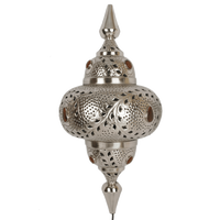 Oosterse Wandlamp Marrakech 73 cm 1 Lichts Met Goudkleurige Stenen - thumbnail