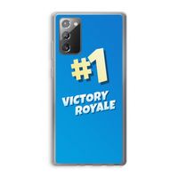 Victory Royale: Samsung Galaxy Note 20 / Note 20 5G Transparant Hoesje