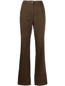 Henrik Vibskov pantalon Flame droit - Marron