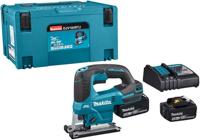 Makita djv184rtj | 18v decoupeerzaag | d-greep | 5,0 ah accu (2 st) | snellader | in mbox djv184rtj