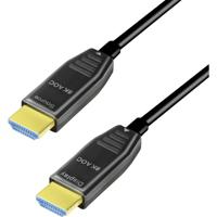 LogiLink HDMI AV Aansluitkabel [1x HDMI-stekker - 1x HDMI-stekker] 15 m Zwart