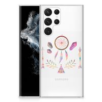 Samsung Galaxy S22 Ultra Telefoonhoesje met Naam Boho Dreamcatcher