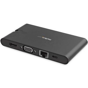 StarTech.com DKT30CHVSCPD USB 3.0 (3.1 Gen 1) Type-C Zwart notebook dock & poortreplicator