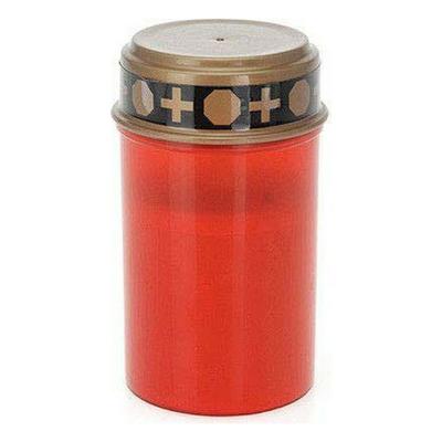 LED kaars Ø 6,5 x 12 cm Rood