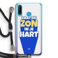 Laat de zon in je hart: Huawei P30 Lite Transparant Hoesje met koord