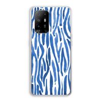Blauwe nerven: Oppo A95 5G Transparant Hoesje Blauwe nerven: Oppo A95 5G Transparant Hoesje