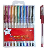 Gelpennen metallic 10/ crea-kit