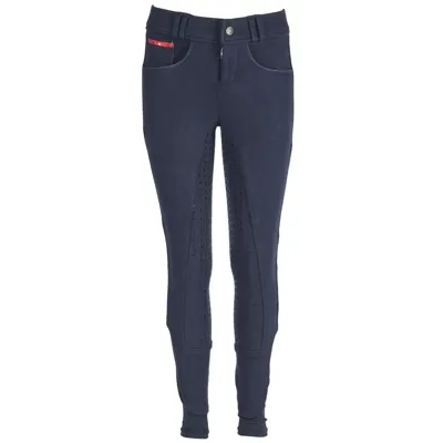 QHP Coco kinder rijbroek donkerblauw maat:140