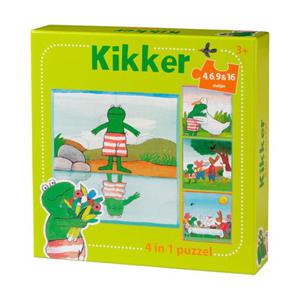 Kikker 4 in 1 puzzel