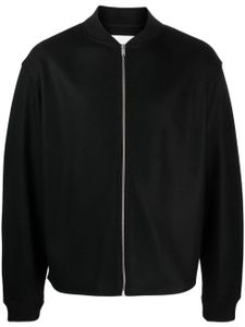 Jil Sander veste bomber à col officier - Noir