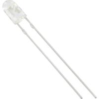 TRU COMPONENTS 1577373 Bedrade LED Groen Ovaal 3 mm 2300 mcd 70 °, 30 ° 20 mA