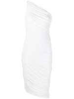 Norma Kamali one-shoulder draped dress - Blanc - thumbnail