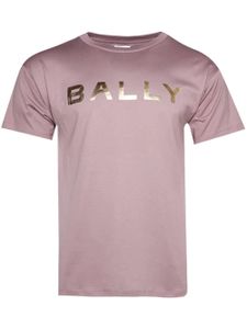 Bally t-shirt en coton à logo imprimé - Violet