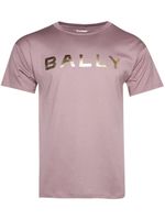 Bally t-shirt en coton à logo imprimé - Violet - thumbnail