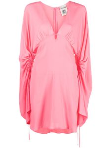 Semicouture robe courte à col v - Rose