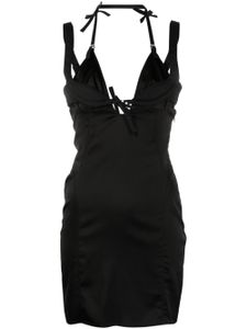 Jacquemus robe courte Ciceri à design moulant - Noir