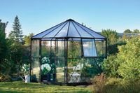 Royal Well | Atrium 90 Tuinkamer | Veiligheidsglas 3 mm | Zwart - thumbnail