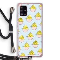 Citroenen: Samsung Galaxy A51 5G Transparant Hoesje met koord