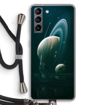 Mercurius: Samsung Galaxy S21 Transparant Hoesje met koord
